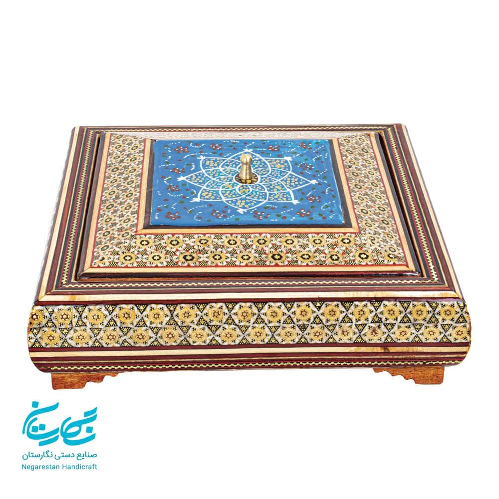شکلات خوری خاتم کاری و نقاشی تذهیب