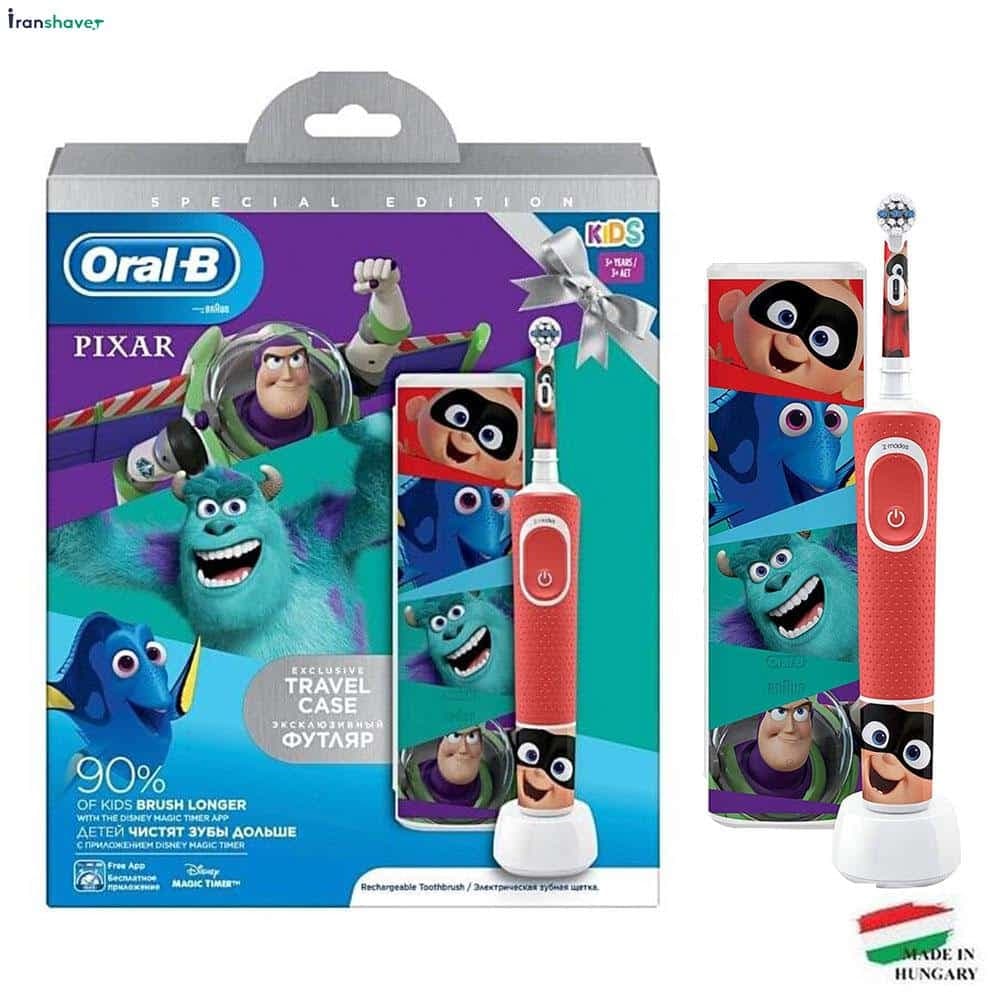 مسواک برقی اورال-بی مدل (Oral-B Vitality 100 Kids (Best of Pixar Pack