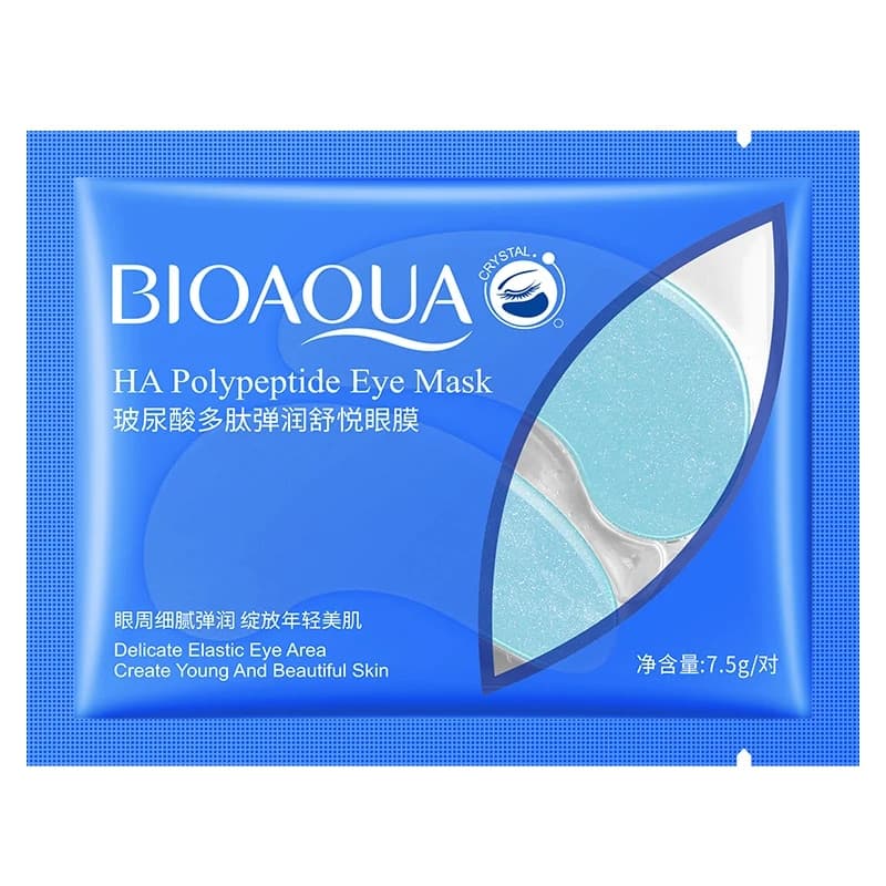 ماسک چشم هیالورونیک اسید پلی‌پپتاید بیوآکوا 7.5گرم BIOAQUA HA Polypeptide Eye Mask