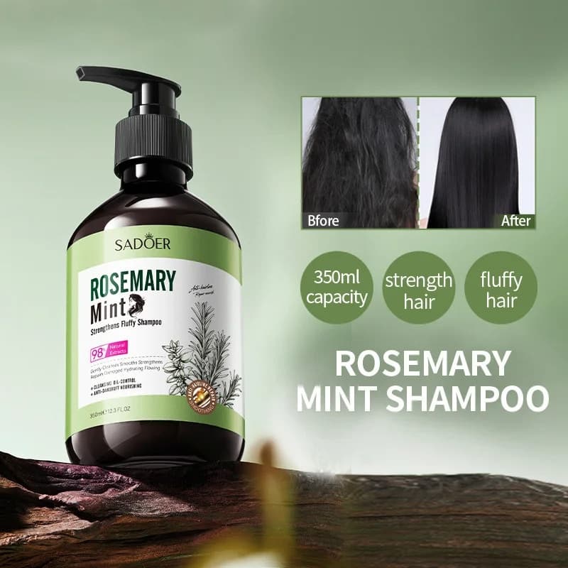شامپو رزماری نعنا سادور 350میل SADOER Rosemary Mint Shampoo — تصویر ۵