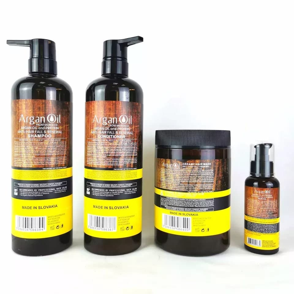 شامپو آرگان بدون سولفات لایتنس 900میل Lightness Argan Oil Shampoo — تصویر ۱۲