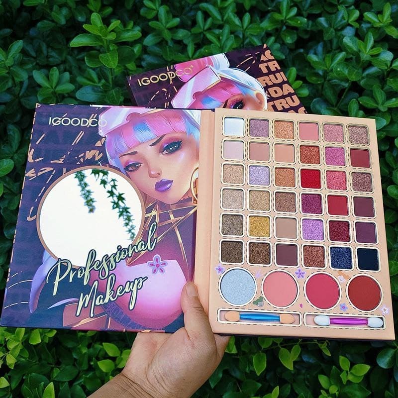 پالت آرایشی آی گود کو مدل میسا 40 رنگ اورجینال IGOODCO 40 colors Eye & Face Palette — تصویر ۶