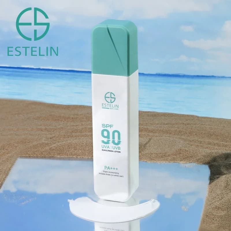 لوسیون ضد آفتاب سوپر مرطوب کننده استلین 120گرم ESTELIN Super Moisturizing Sunscreen Lotion SPF90