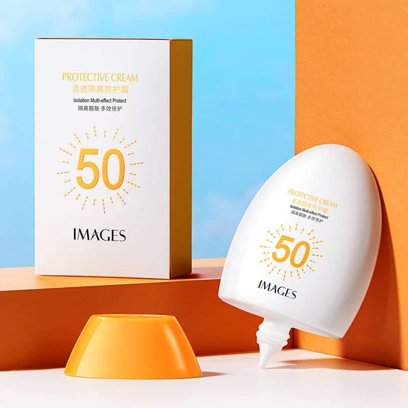 کرم ضد آفتاب بی رنگ ایمیجز IMAGES Protective Cream SPF +50 — تصویر ۵