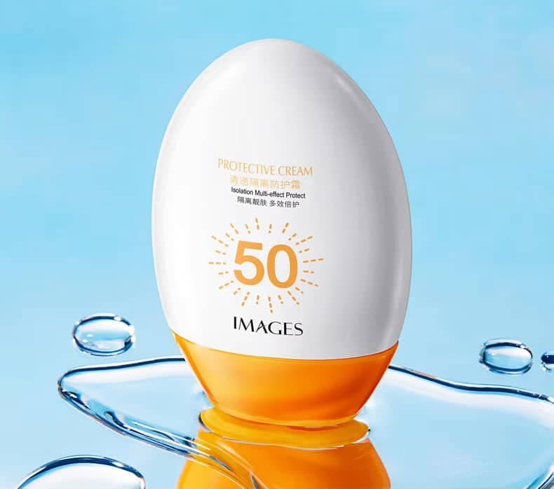 کرم ضد آفتاب بی رنگ ایمیجز IMAGES Protective Cream SPF +50 — تصویر ۷