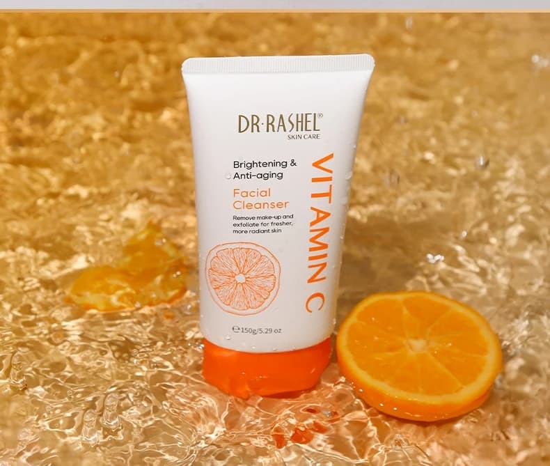 شوینده صورت ویتامین سی دکتر راشل 150گرم DR.RASHEL Vitamin C Facial Cleanser — تصویر ۳
