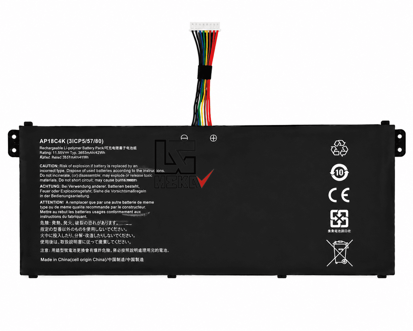 باتری لپ تاپ ایسر Acer Aspire 5 A515 مدل AC18C8K AP18C4K — تصویر ۲