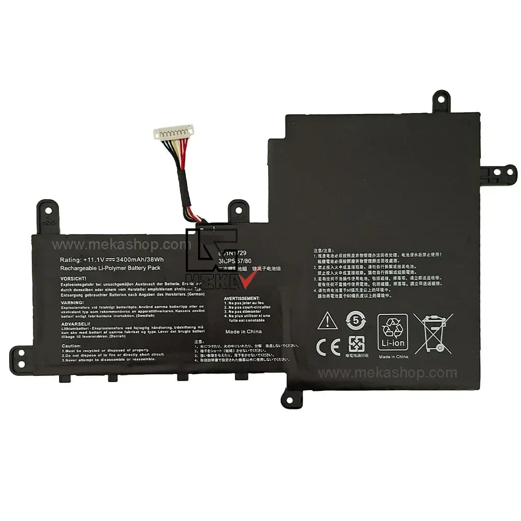 باتری لپ تاپ ایسوس Pn: B31N1729) Asus VivoBook S530 3Cells)
