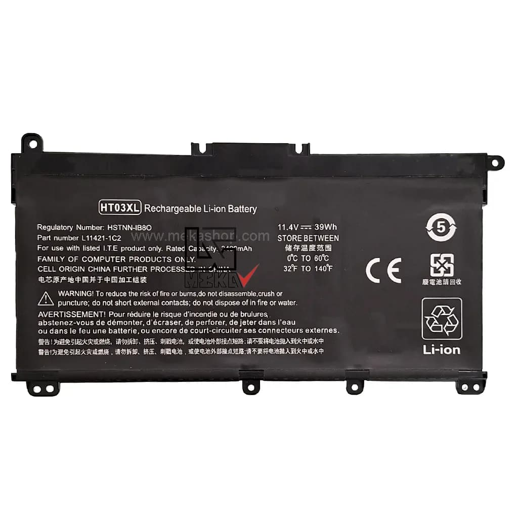 باتری لپ تاپ اچ پی HP Pavilion 14 15 X360 مدل HT03XL