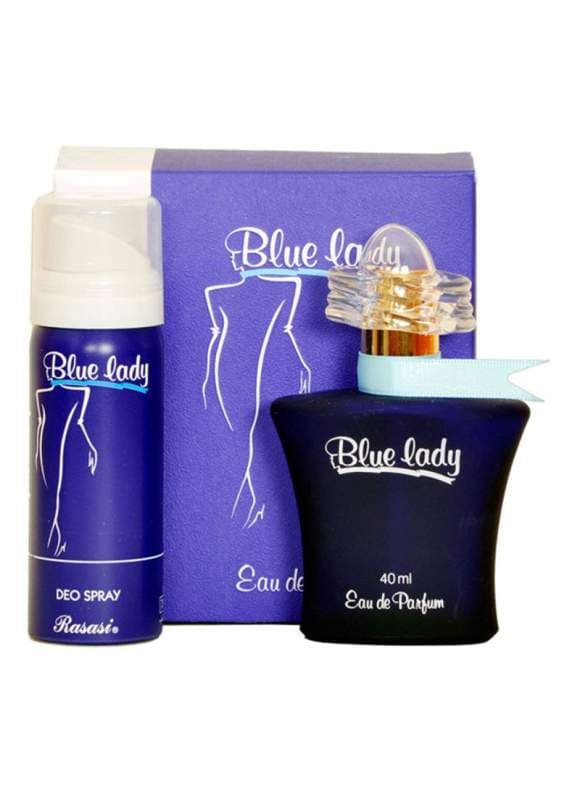 ادکلن بلو لیدی اصل زنانه قدیمی Rasasi Blue Lady Eau de Parfum با اسپری