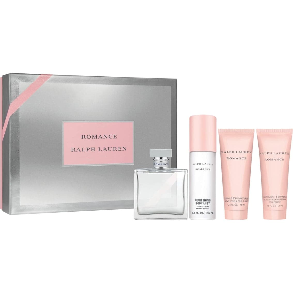 ست ادکلن زنانه اورجینال رالف رولن رومنس ROMANCE by RALPH LAUREN 4 PCs WOMEN