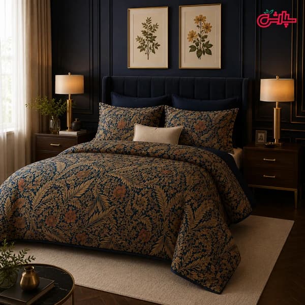 روتختی سلطنتی مدل Royal golden – مخمل ابریشم (376) — تصویر ۱۱
