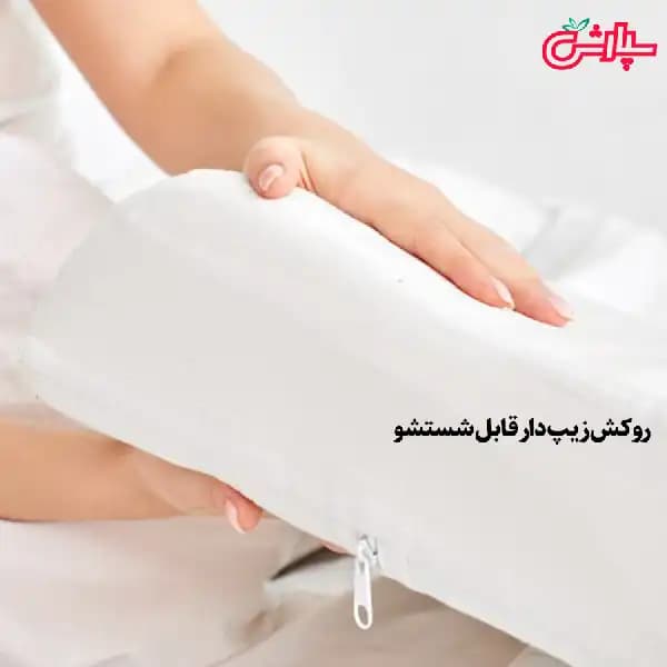 بالش طبی ارتوپدیک مموری فوم موج دار – سایز XL — تصویر ۸