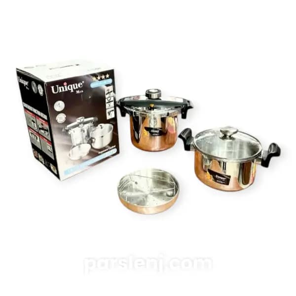 زودپز دوقلوی یونیک مکس 5 و 7 لیتری مدل UPC-1500 — تصویر ۳