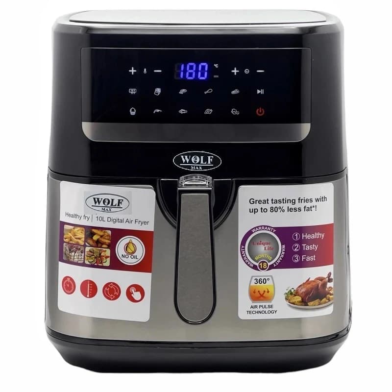 سرخ کن بدون روغن ده لیتری ولف مدل WF2441 با توان 3400 وات — تصویر ۲