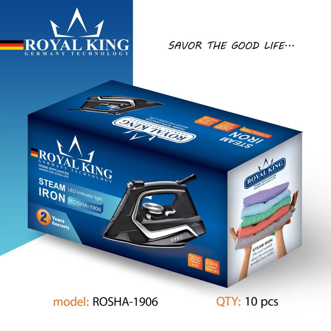 اتو بخار رویال کینگ مدل ROSHA-1906