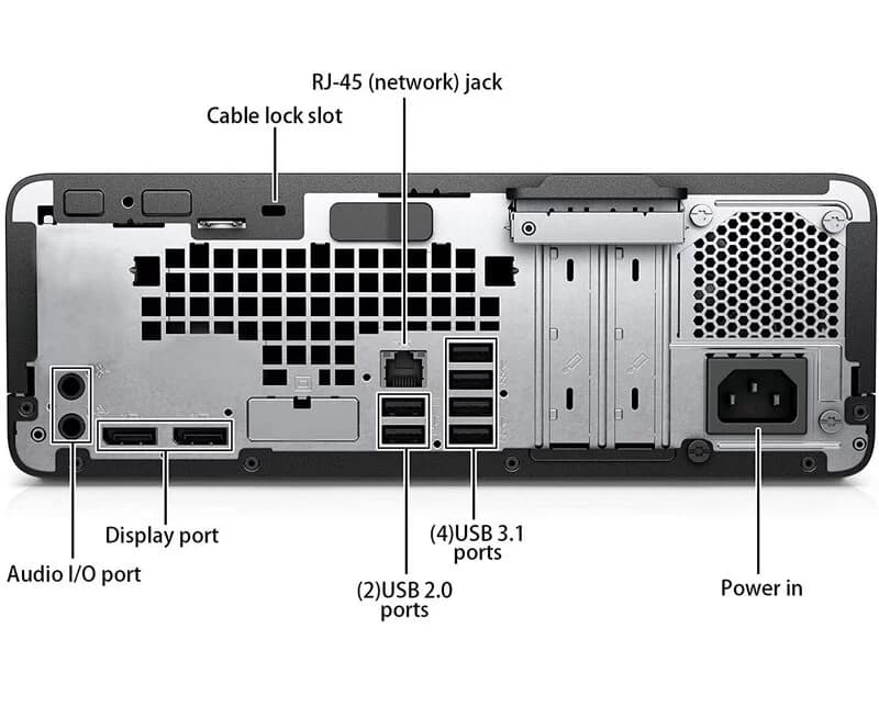 مینی کیس استوک HP EliteDesk 600 G3 مدل Core i5 نسل 6 — تصویر ۴