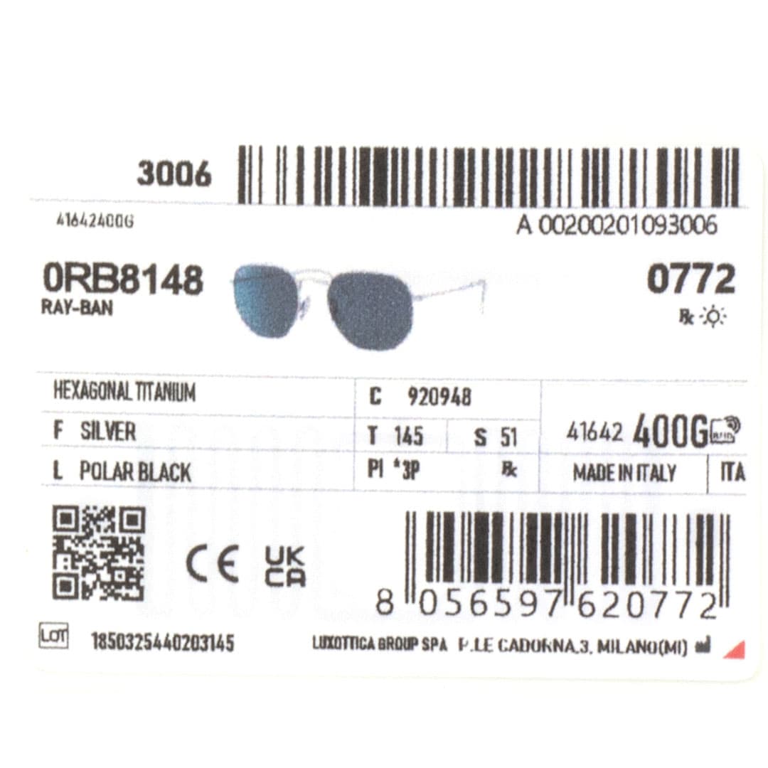 عینک آفتابی ریبن RB8148 920948 — تصویر ۸