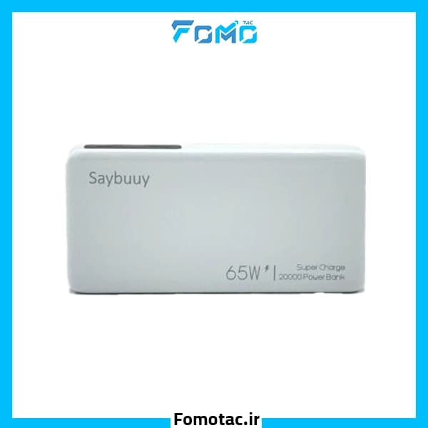 پاوربانک 20000MAh سی‌بای(Saybuuy) مدل P2PD Max – با توان 65W — تصویر ۶