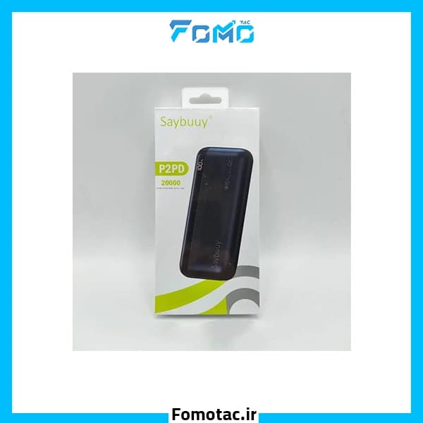 پاوربانک 20000MAh سی‌بای(Saybuuy) مدل P2PD — تصویر ۷