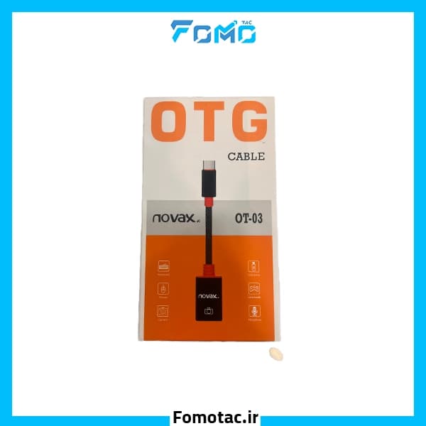 مبدل OTG نواکس(Novax) مدل OT-03 – پورت تایپ‌سی — تصویر ۲