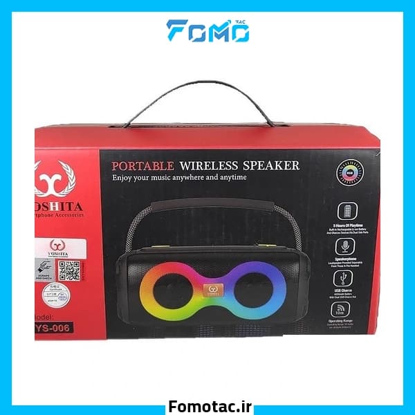 اسپیکر بلوتوثی یوشیتا(Yoshita) مدل YS-006 — تصویر ۳