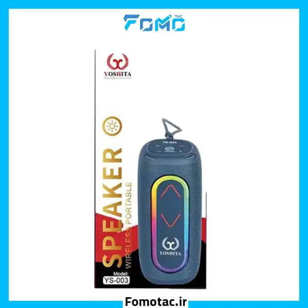 اسپیکر بلوتوثی یوشیتا(Yoshita) مدل YS-003 – دارای RGB — تصویر ۱۱