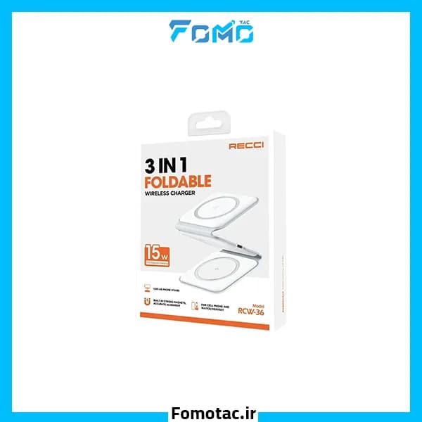 شارژر وایرلس رسی(Recci) RCW36 — تصویر ۳