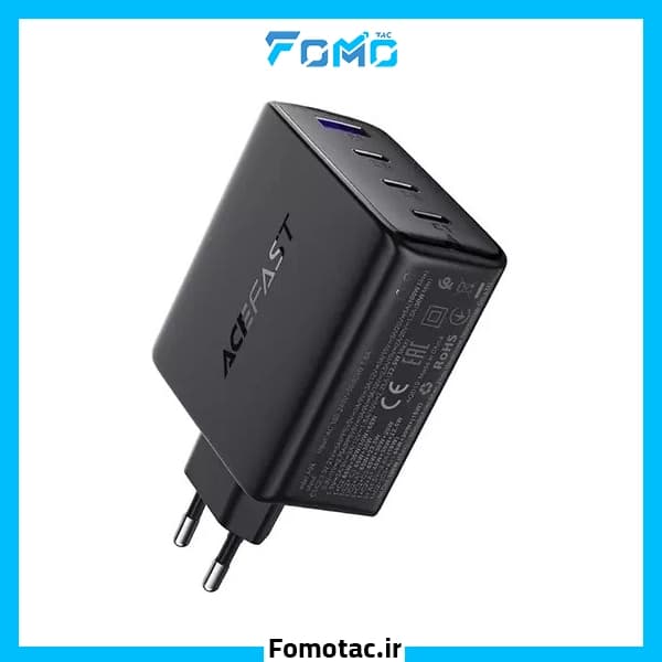 شارژر دیواری100W GaN ایس فست(ACEFAST) _ 4 پورت — تصویر ۲