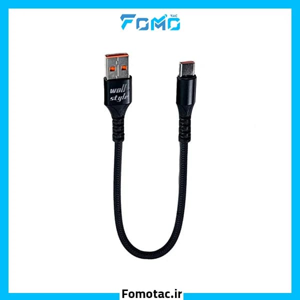 کابل تبدیل USB به USB-C فوموتک مدل WS-108 C طول 0.25 متر