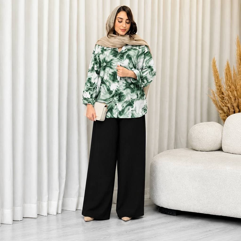 ست مانتو و شلوار حورا کد va21792 — تصویر ۱۰