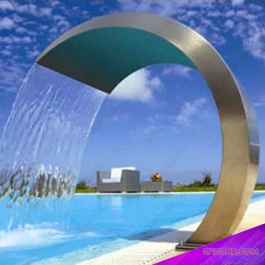 کرتین استخری ارتفاع ۷۰cm آبریز ۴۵cm — تصویر ۱۱