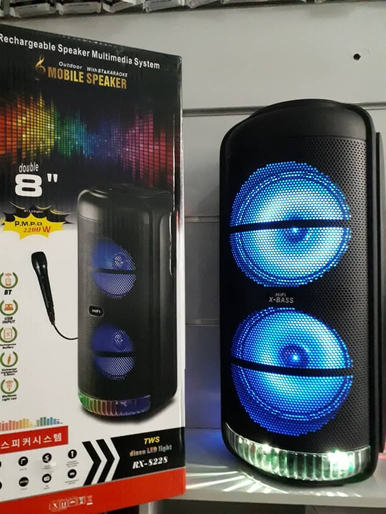 اسپیکر بلوتوثی قابل حمل بزرگ مدل RX-8228