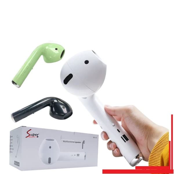 اسپیکر بلوتوثی همراه طرح ایرپاد مدل mk 101