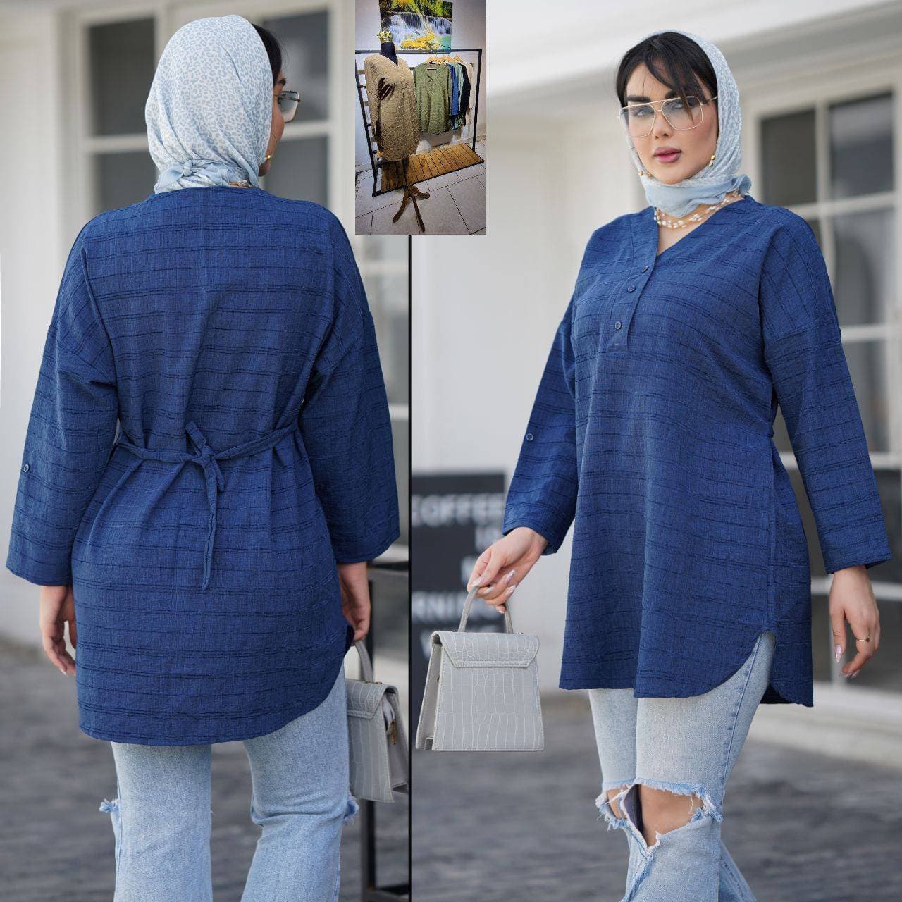 تونیک مانتویی شیدا — تصویر ۷
