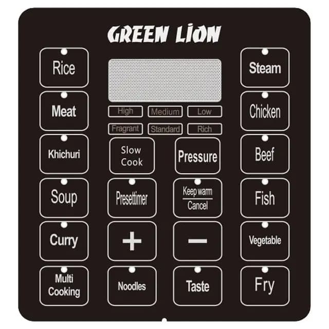 زودپز برقی 6 لیتری گرین لاین مدل Green lion GNEPCOKR6L electric cooker 6L — تصویر ۵