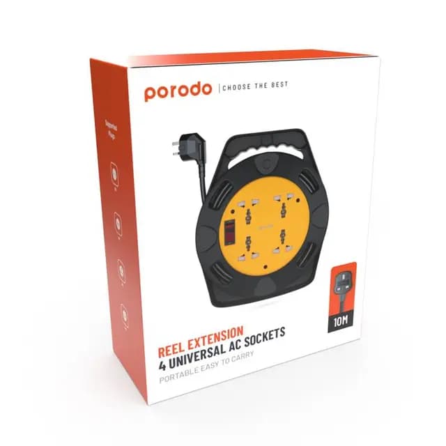 حلقه کابل افزایش طول 10متری پرودو مدل Porodo 4ACEC10M extension cable 10M — تصویر ۵