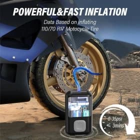 کمپرسور باد شارژی شیائومی Xiaomi 1S lydsto YY-CQB01 car inflatable — تصویر ۵