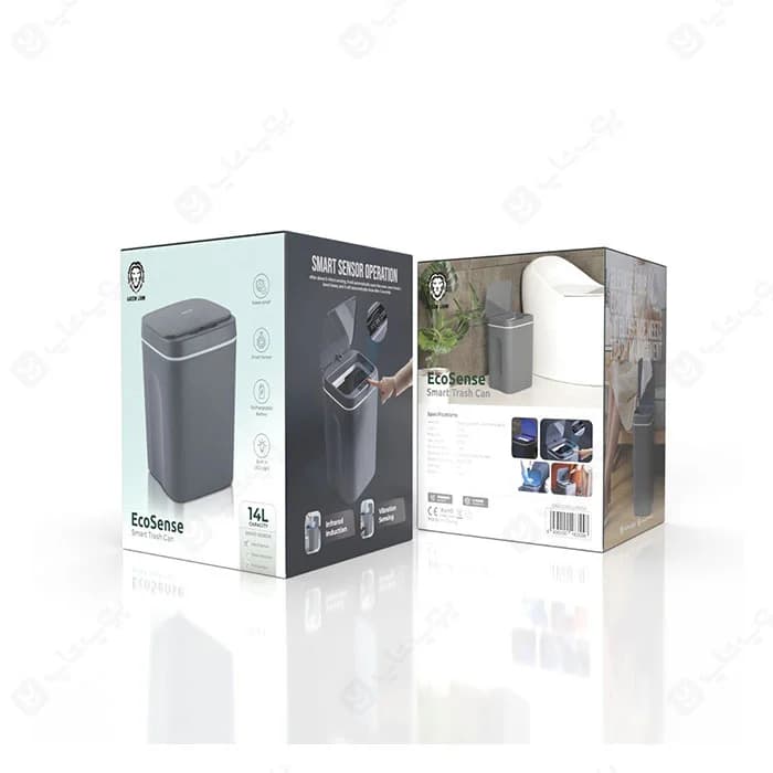 سطل زباله هوشمند گرین لاین مدل Green lion GNSECODUSTB smart trash 14L — تصویر ۷