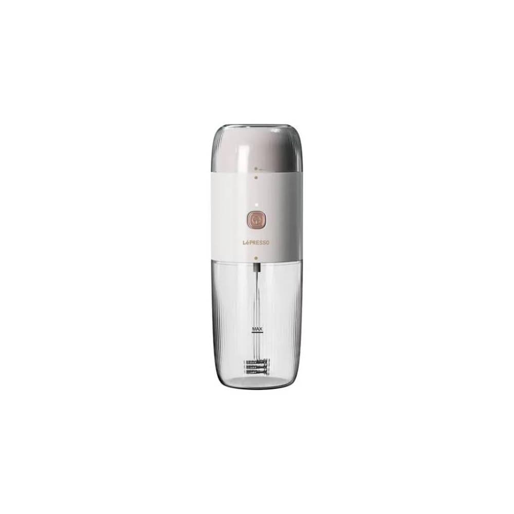 دستگاه دوکاره فوم ساز شیر و آسیاب قهوه لپرسو LePresso LPMFGRWH 2IN1 portable milk frother