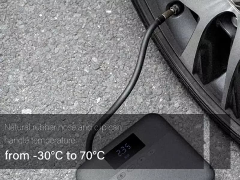 پمپ باد لاستیک شیائومی مدل Xiaomi TP03 70MAI air compressor lite — تصویر ۸