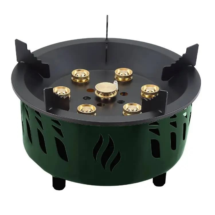 اجاق کمپینگ گرین لاین مدل Green lion GN7BCMCTOVE seven burner camping stove — تصویر ۳