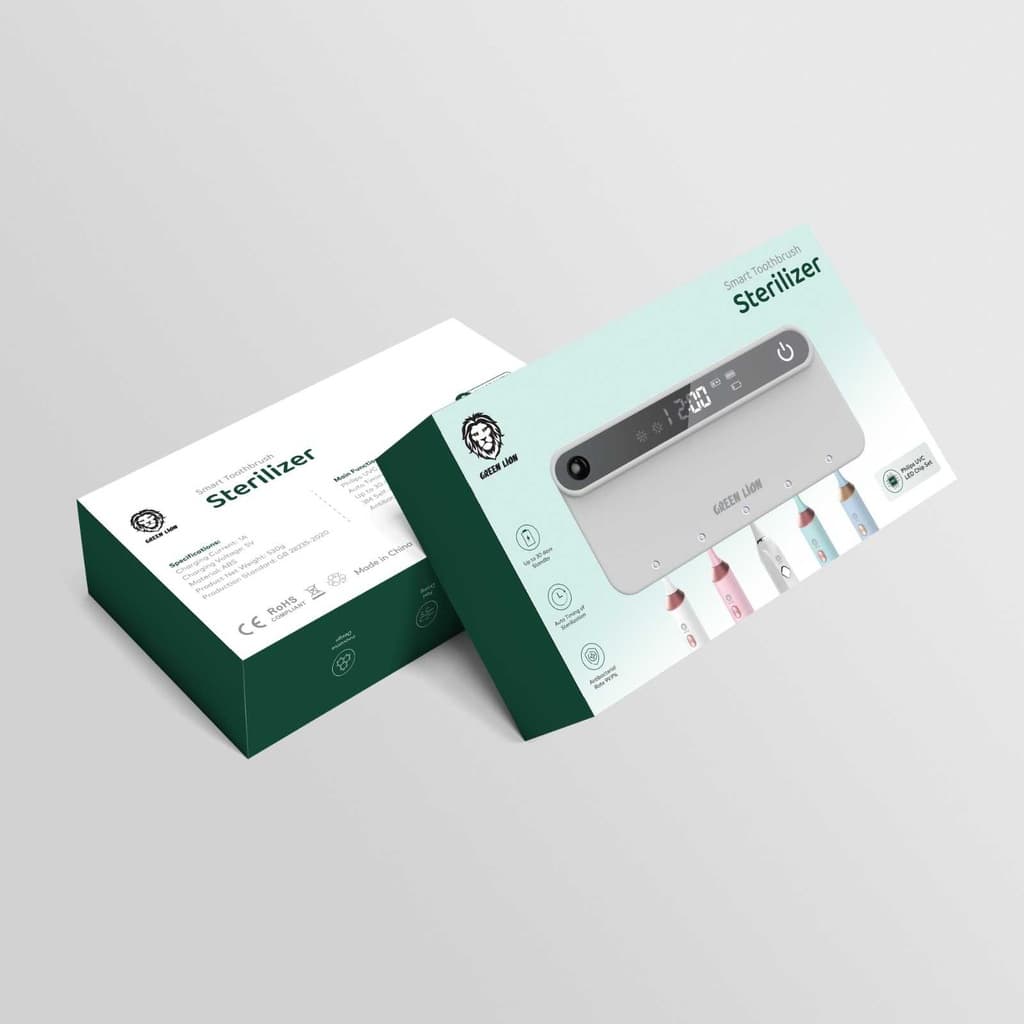 نگه دارنده و ضد عفونی کننده مسواک گرین لاین مدل Green Lion Smart Toothbrush Sterilizer GNSTBSTR — تصویر ۸