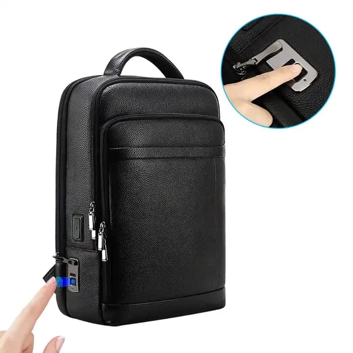 کیف چرم ضد سرقت مدل Fipilock FL-V2211 حساس به اثر انگشت — تصویر ۸