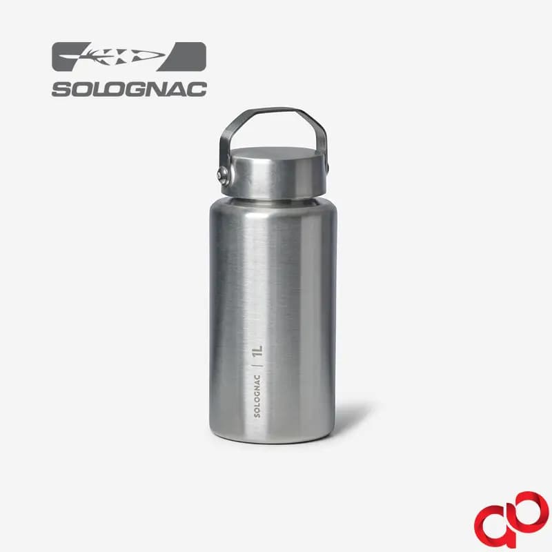 بطری آب استیل سولوگناک بوشکرفت مناسب شکار و طبیعتگردی مدل Solognac Water Bottle — تصویر ۱۰