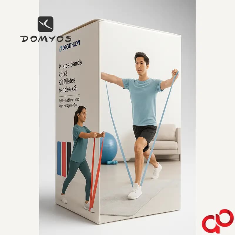 ست کش ورزشی پیلاتس دومیوس مدل Domyos Pilates Bands Kit X3 — تصویر ۶