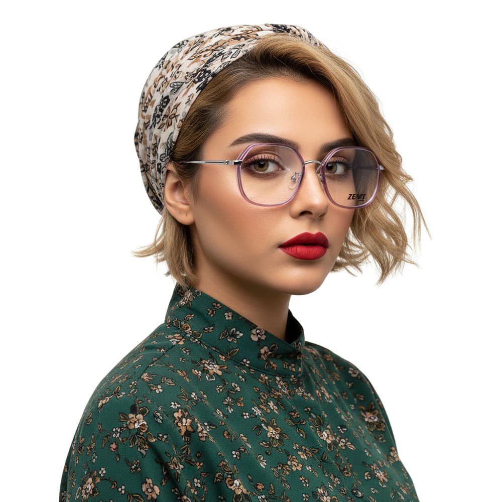 عینک طبی زنانه برند زنیت Zenit ZE-1362 — تصویر ۵