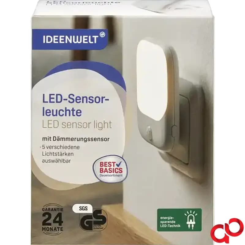 چراغ خواب سنسور دار آیدین ولت IDEENWELT LED SENSOR LIGHT
