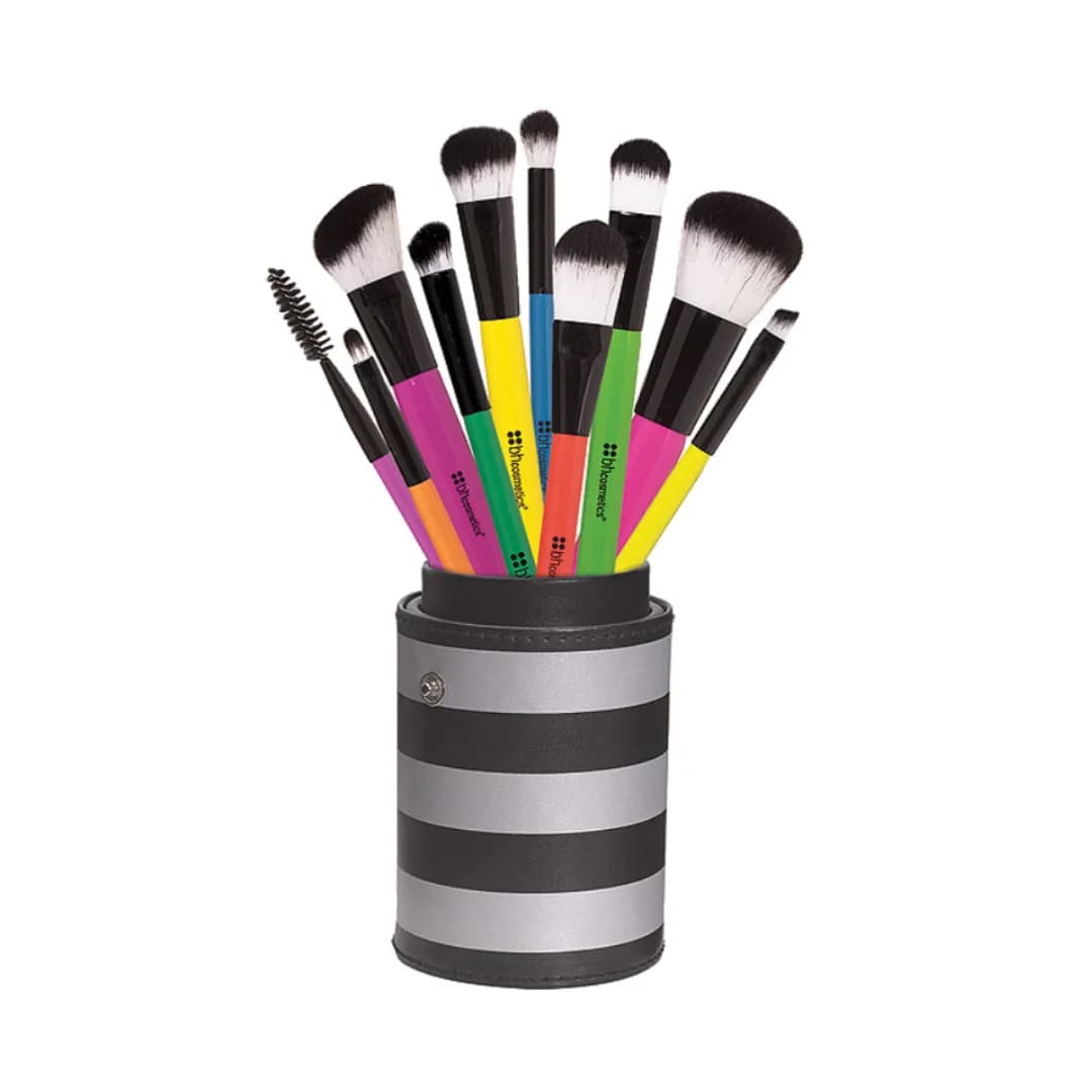 ست براش استوانه ای 10 تیکه بی اچ کازمتیک BH COSMETICS — تصویر ۲