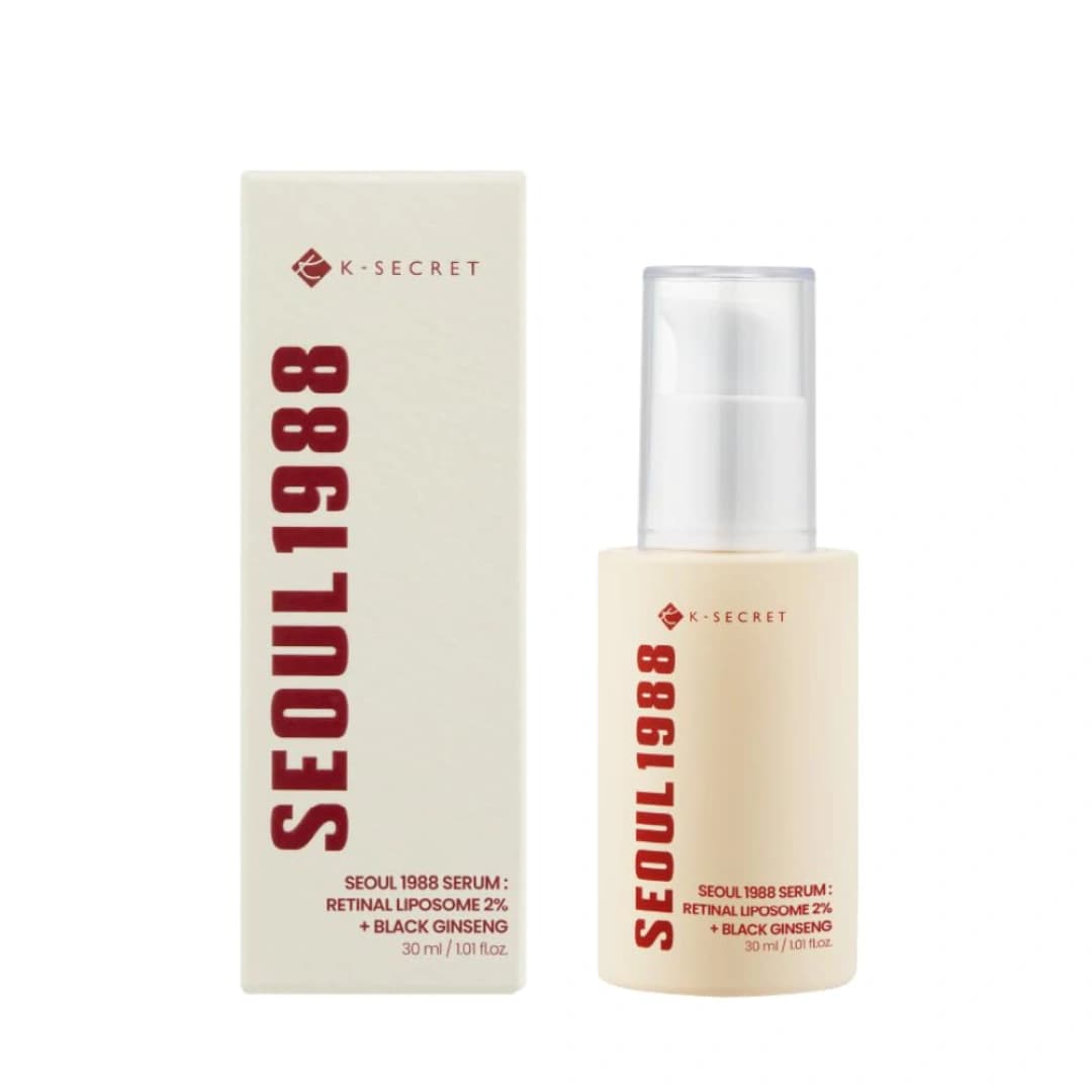 سرم رتینال لیپوزوم و جنسینگ سیاه سئول 1988 کی سکرت 1988 SEOUL RETINAL LIPOSOME Serum حجم 30 میل — تصویر ۵